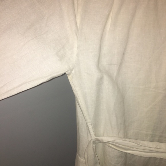 Linen Saks high low dress. - Picture 6 of 8